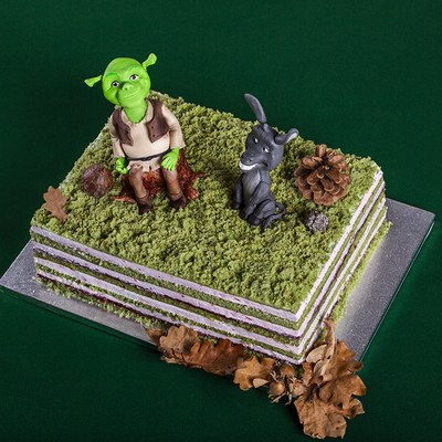 Torta Shrek 30 x 40 cm