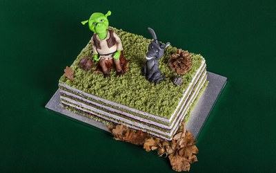 Torta Shrek 30 x 40 cm